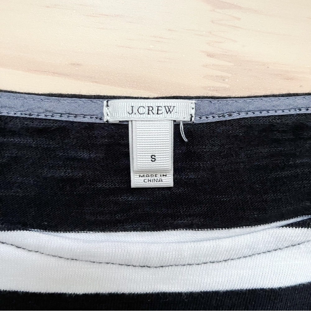 J. Crew Black and White Mini Dress - Picture 3 of 10